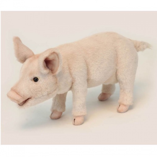 Hansa Realistic Piglet Standing Soft Toy